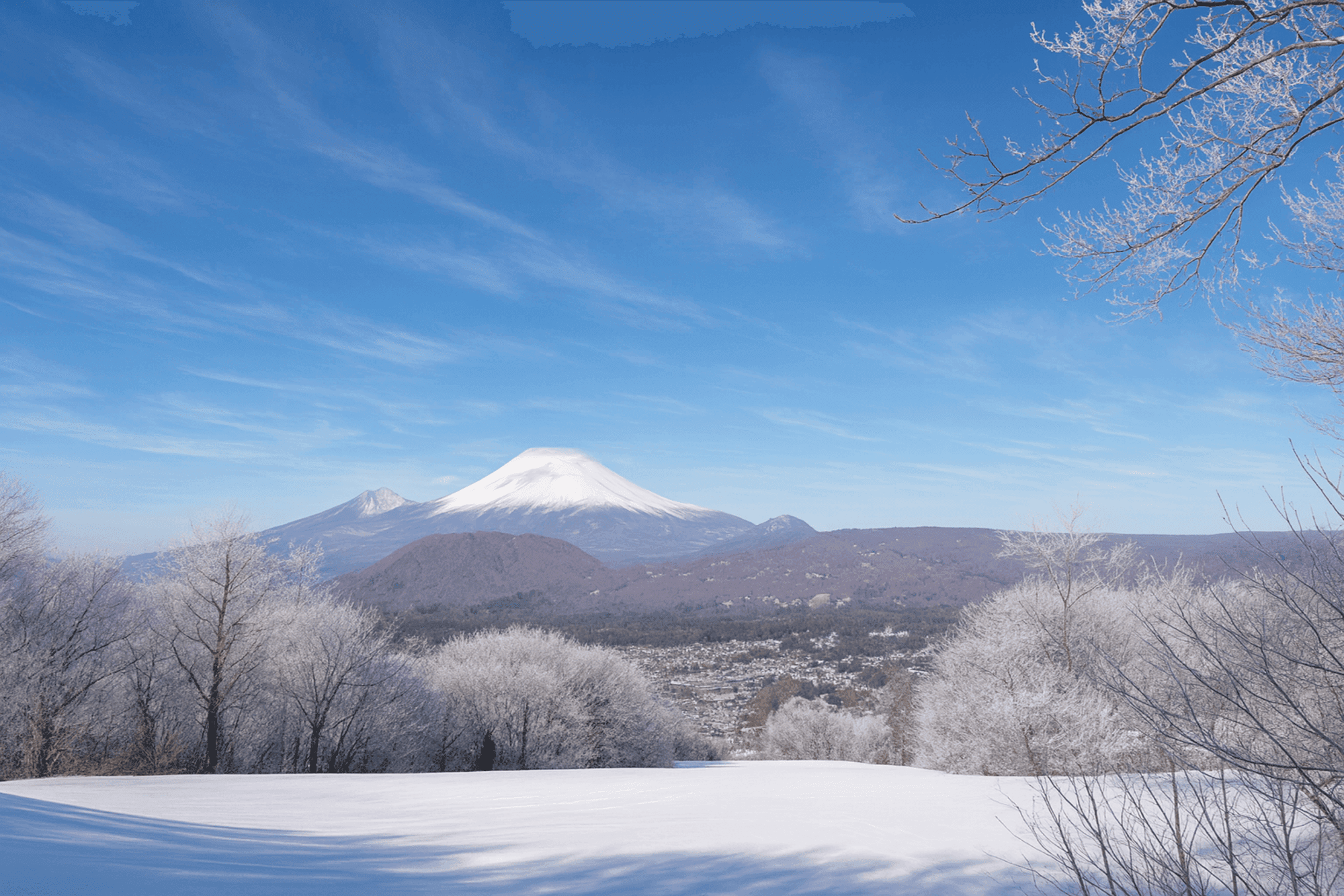 Views of the valley from Karuizawa Ski Resort
