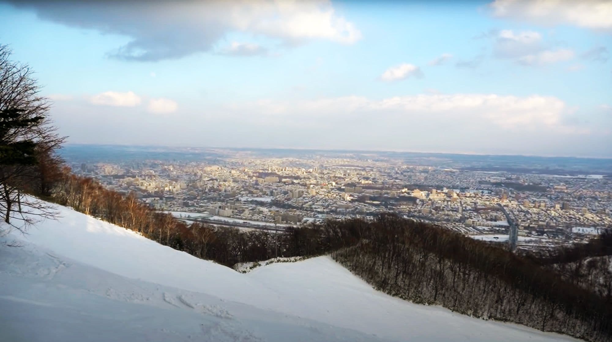 Sapporo’s ski-only city stash with a postcard night view