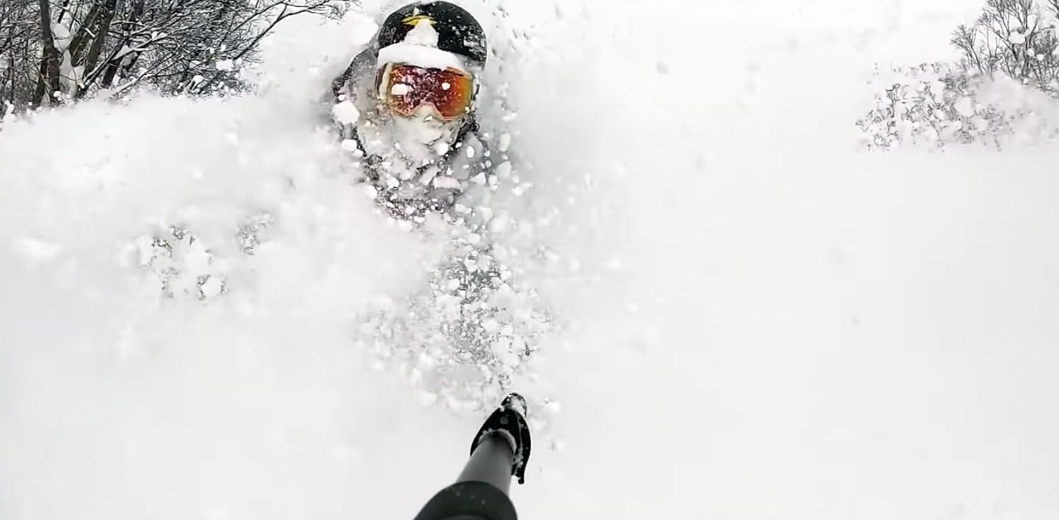 Japow at Niseko Village Ski resort