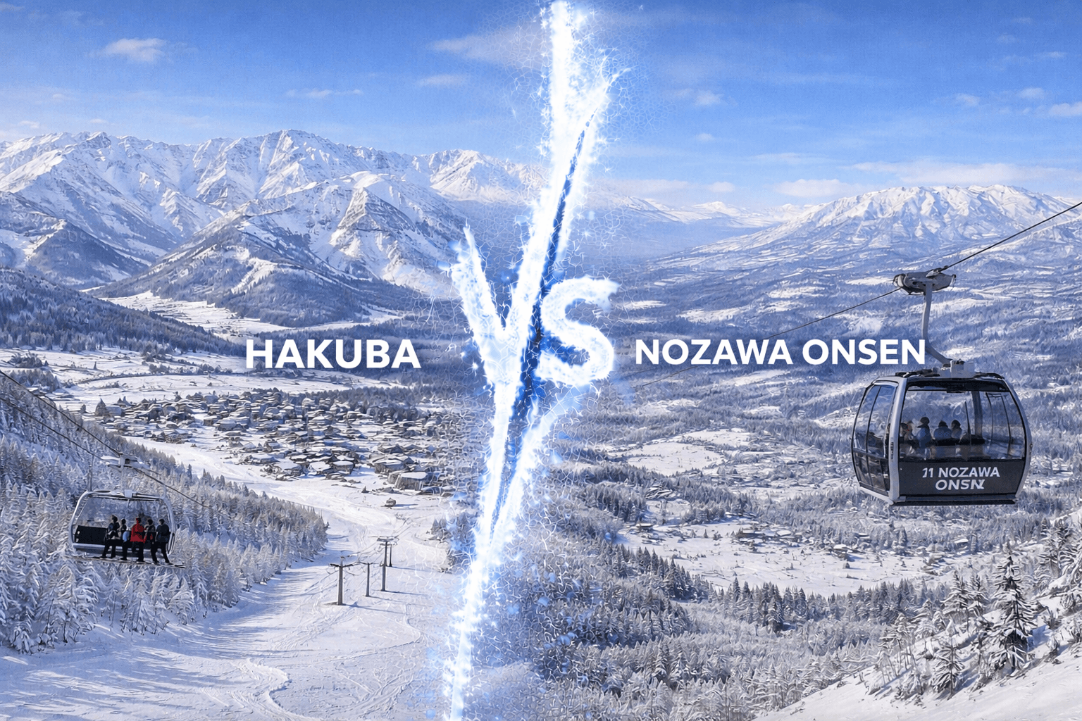 Hakuba vs Nozawa Onsen