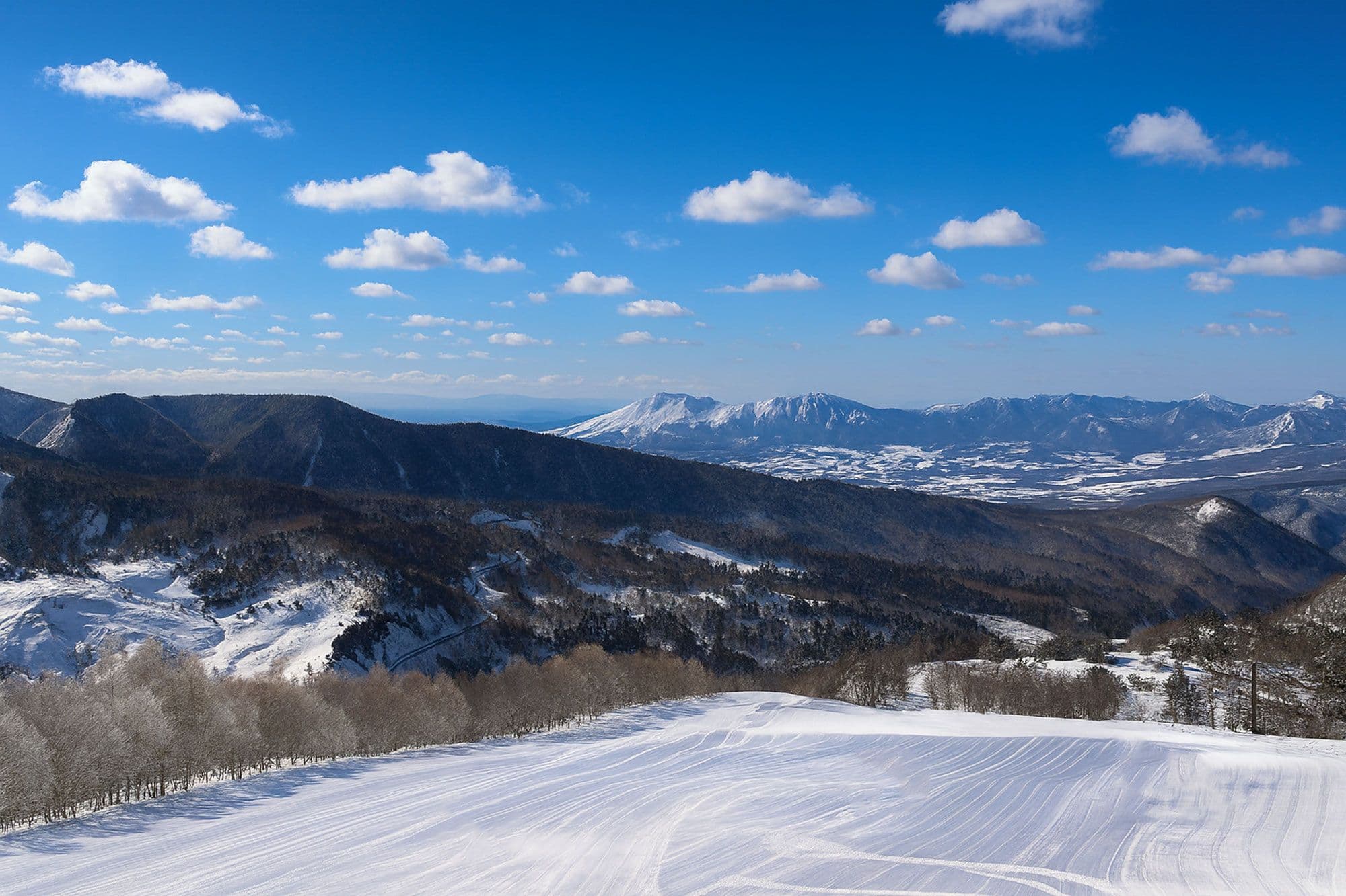 Milky hot springs, high-altitude corduroy, and calm winter vibes