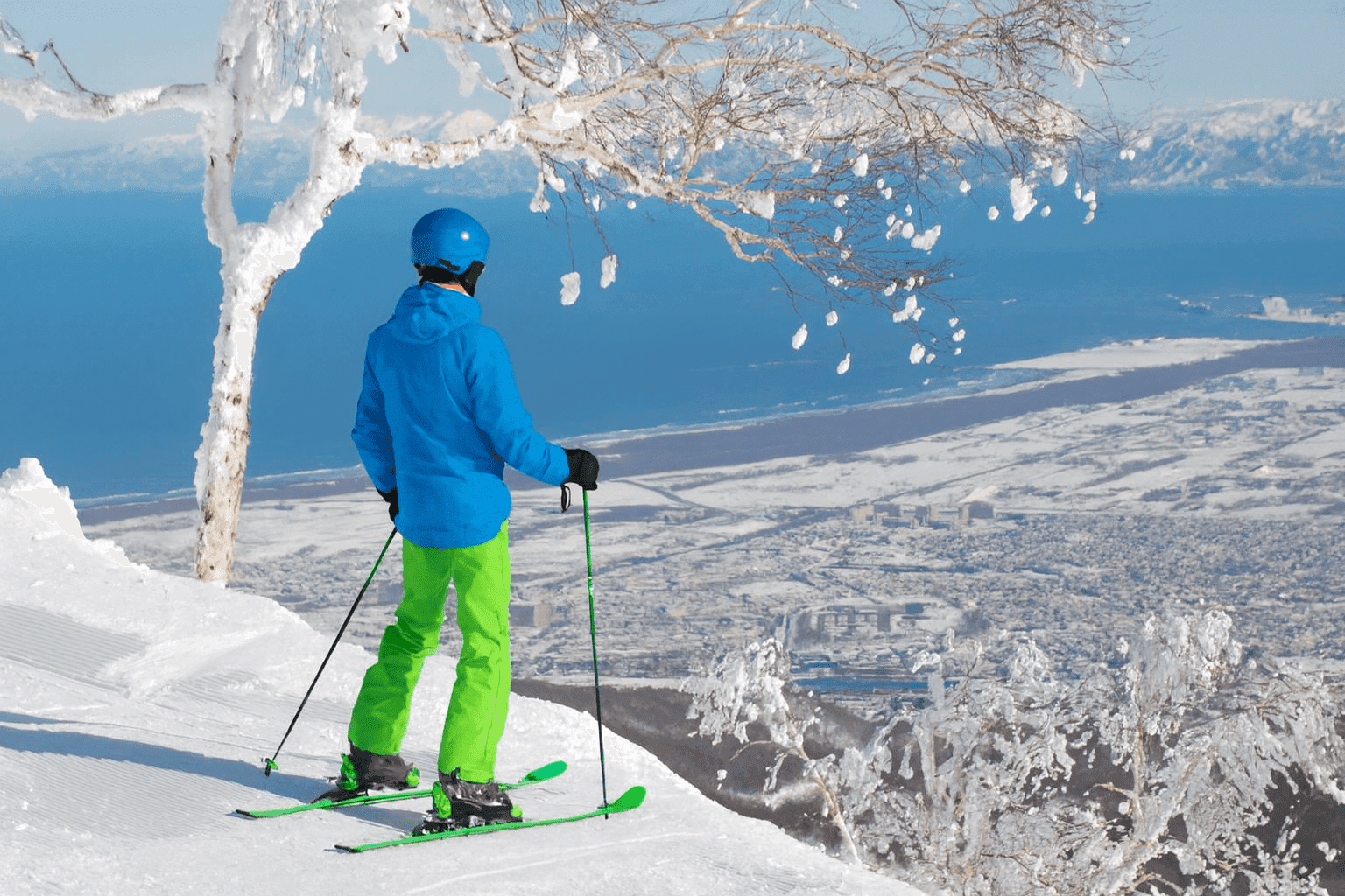 City-side Japow with Olympic bite