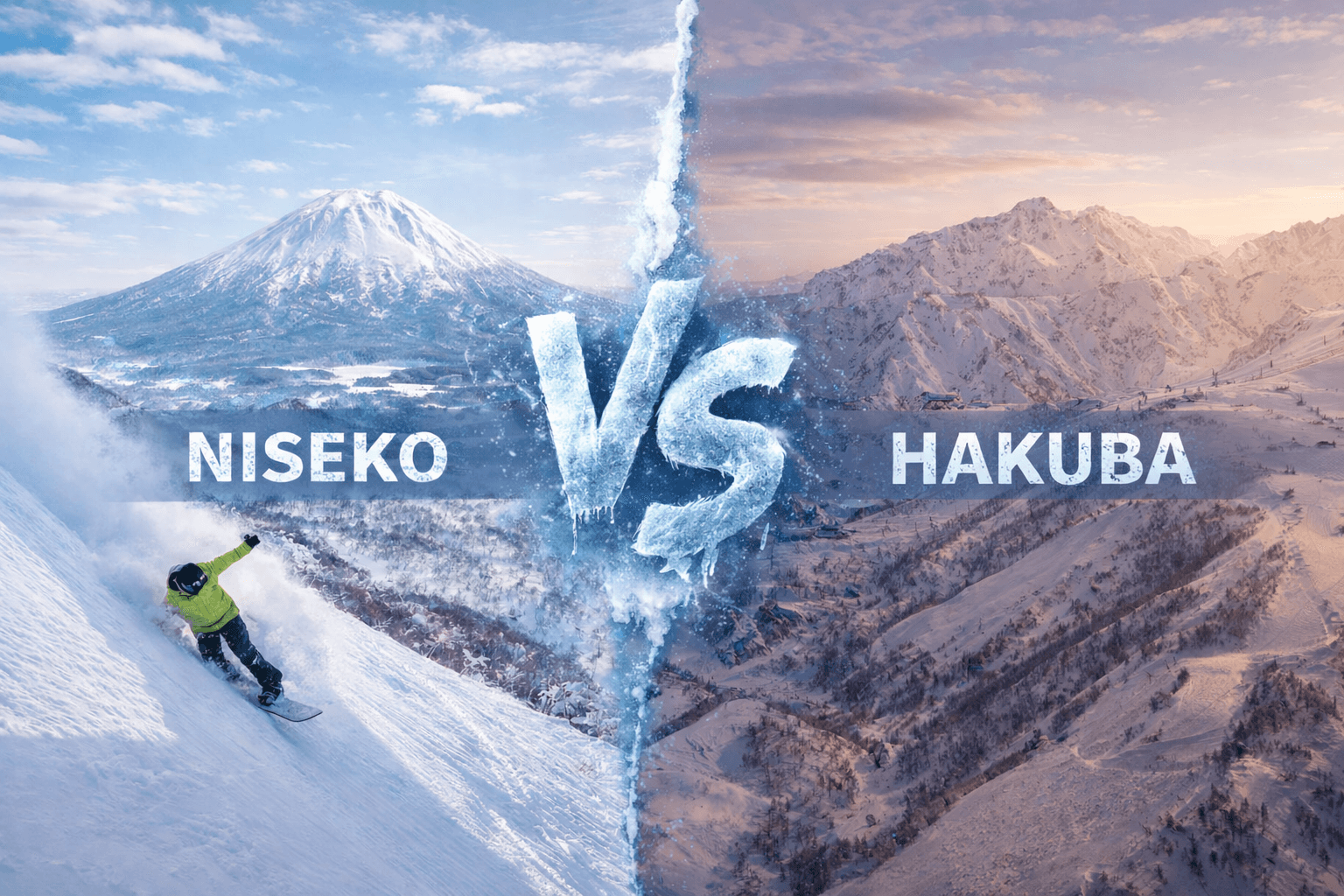 Niskeo vs Hakuba banner graphic